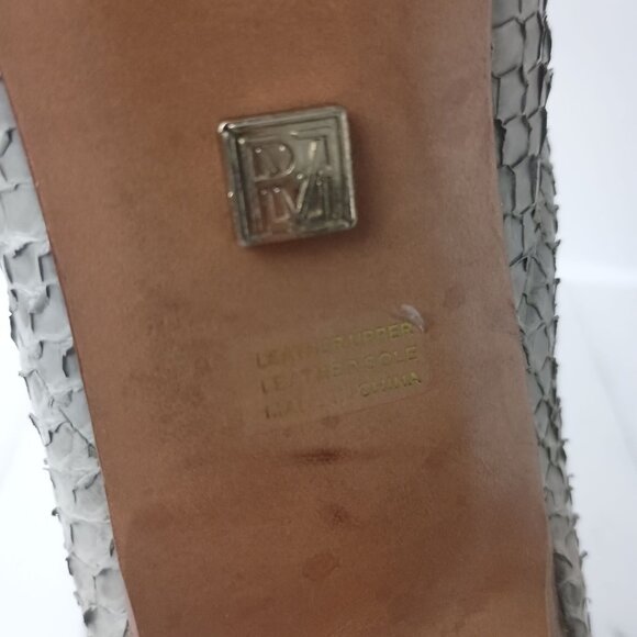 Pour La Victoire Snake Skin Platform Heels Size 9 Pump High Heel Shoes - Picture 3 of 16